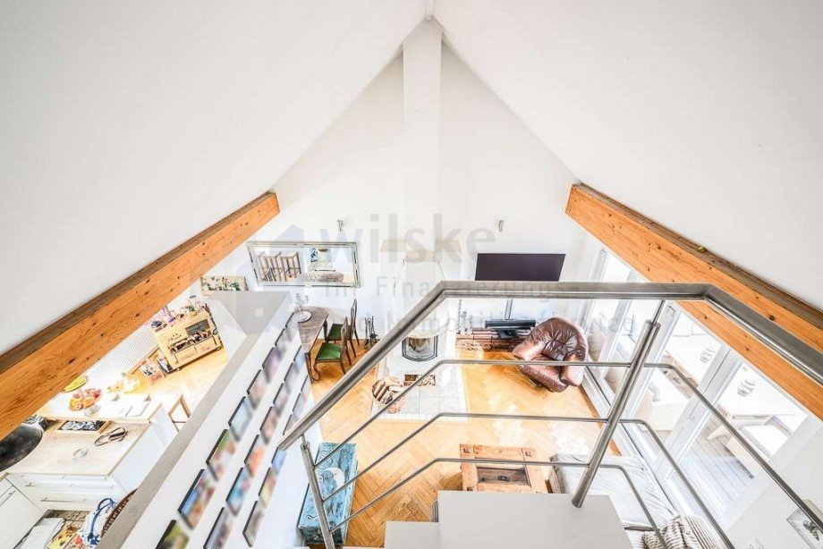 Blick von Empore Wohnung D�sseldorf