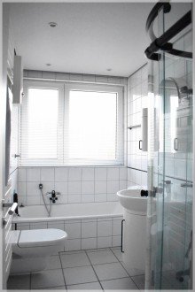 Masterbad mit Fenster LOFTatmosph�re - DIE 3-Zi.Wohnung mit angenehmen Extras