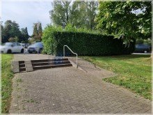 Zuwegung Sch�n ausgestattete 2-Zimmerwohnung f�r jedes Alter mit Stellplatz in Homberg