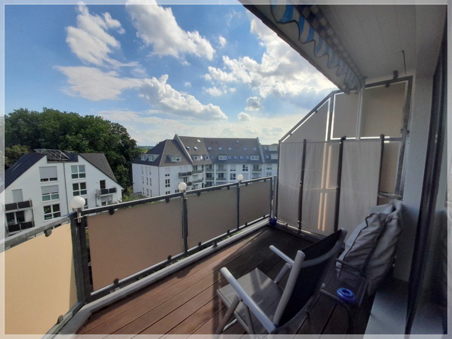 Balkon obere Etage Maisonettewohnung Ratingen