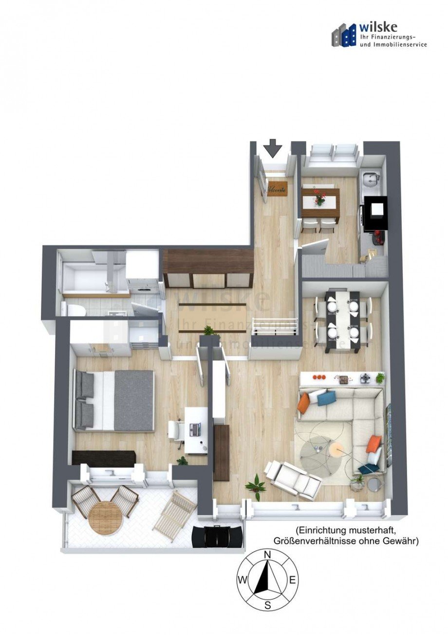 Grundriss Etagenwohnung Ratingen