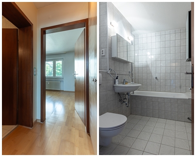 Diele Bad Etagenwohnung Ratingen-Mitte