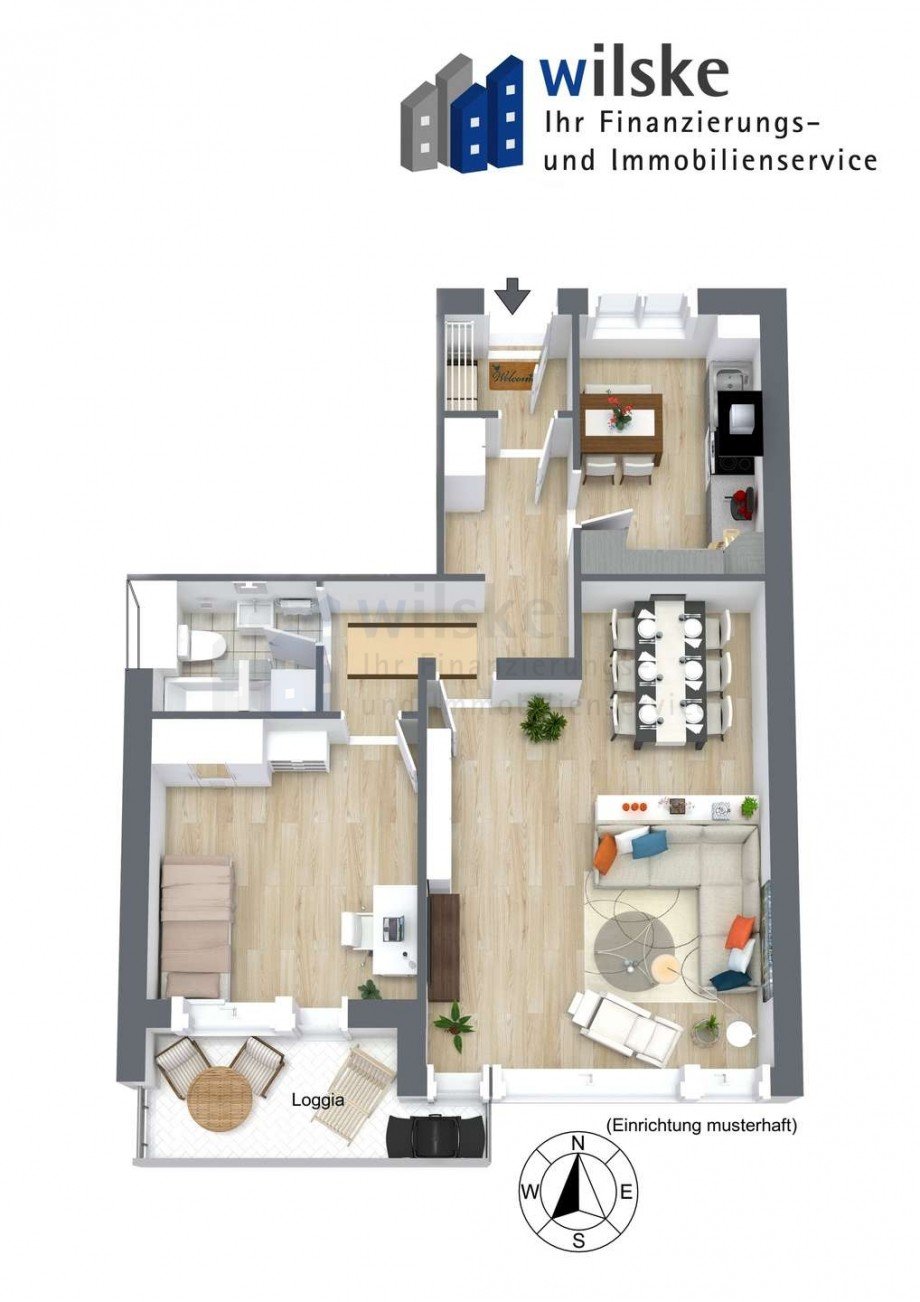 GR 3D Etagenwohnung Ratingen