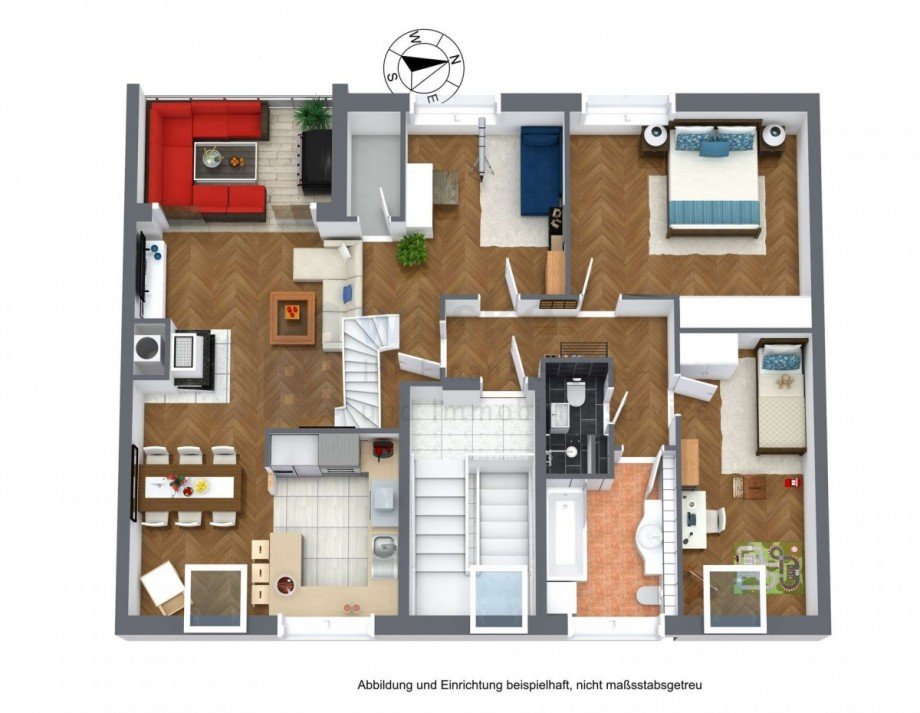 Grundriss Wohnung D�sseldorf