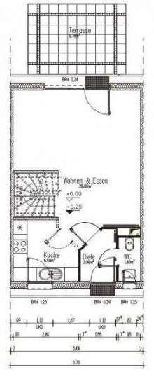 GR EG **RESERVIERT**NEUwertiges ReihenENDhaus: 116 qm + 4 Zimmer + Garten + Terrasse + 2 SP  in Lintorf