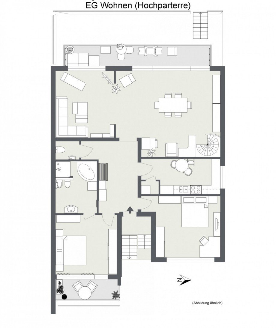 GR 2Du- 40885 - ETW - EG Wohnen (Hochparterre) Erdgeschosswohnung Ratingen
