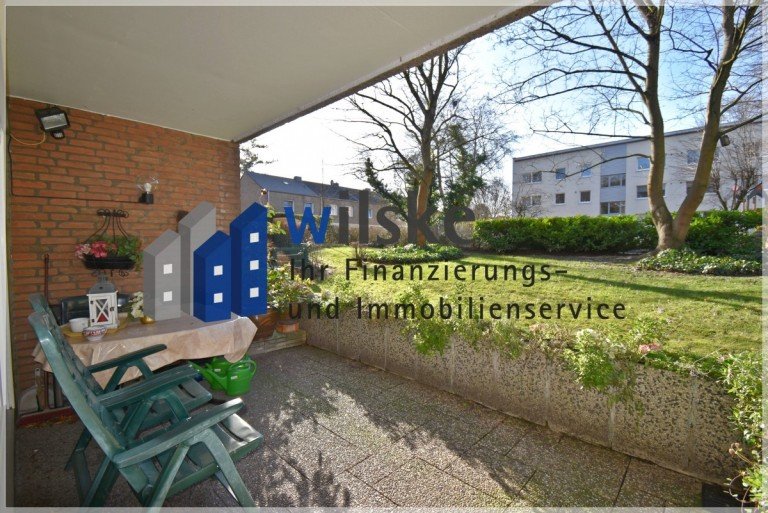 TB Logia-Terrasse mit angrz Garten D�sseldorf Terrassenwohnung Frischrenovierte Terrassenwohnung in Souterrainlage - f�r jedes Alter geeignet