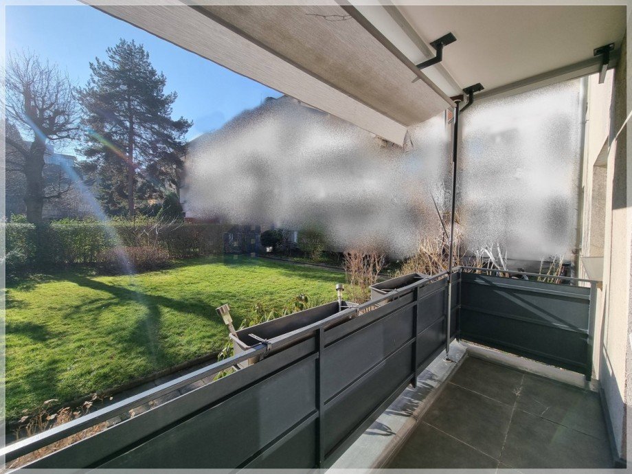 Balkon Erdgeschosswohnung D�sseldorf