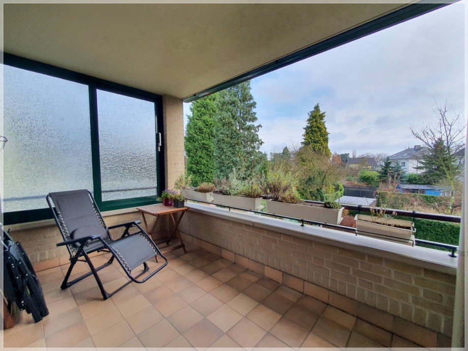 Loggia-Balkon Etagenwohnung D�sseldorf Heerdt