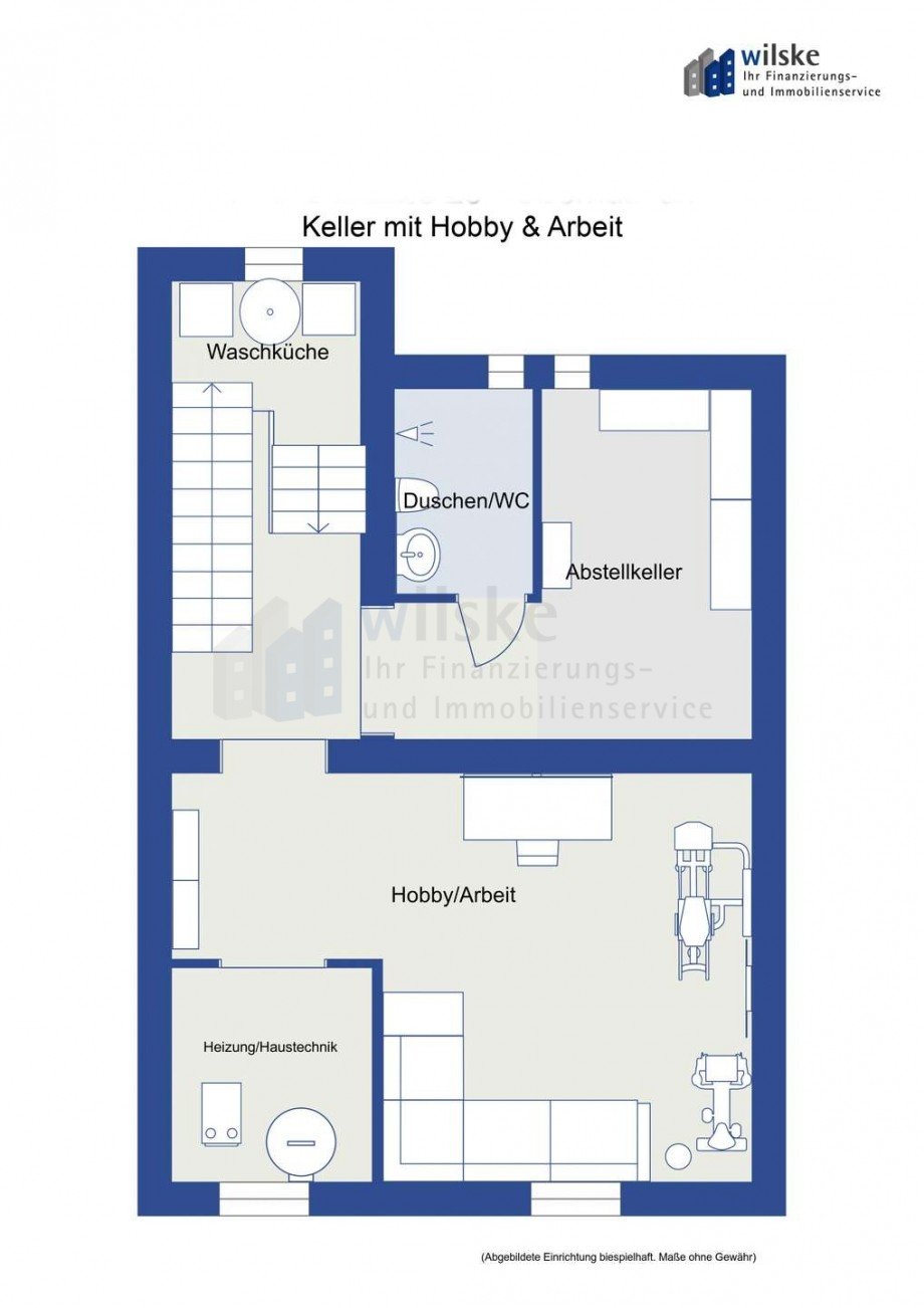 Keller mit Hobby _ Arbeit Reihenmittelhaus Oberhausen